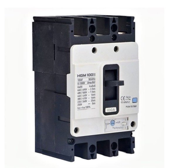 HGM100E3PT4S0000C00080F Автоматический выключатель MCCB HGM 3P 80А Icu-16kA HD HYUNDAI