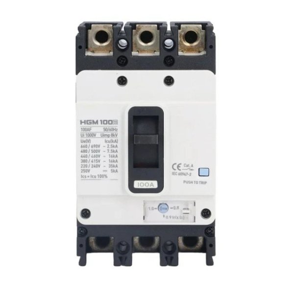 HGM100E3PT4S0000C00100F Автоматический выключатель MCCB HGM 3P 100А Icu-16kA HD HYUNDAI
