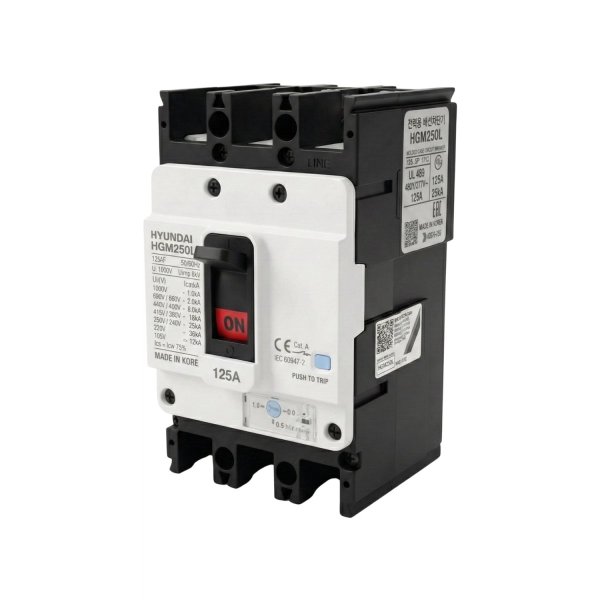 HGM125E3PT4S0000C00125F Автоматический выключатель в литом корпусе 125А Icu-20kA HD HYUNDAI