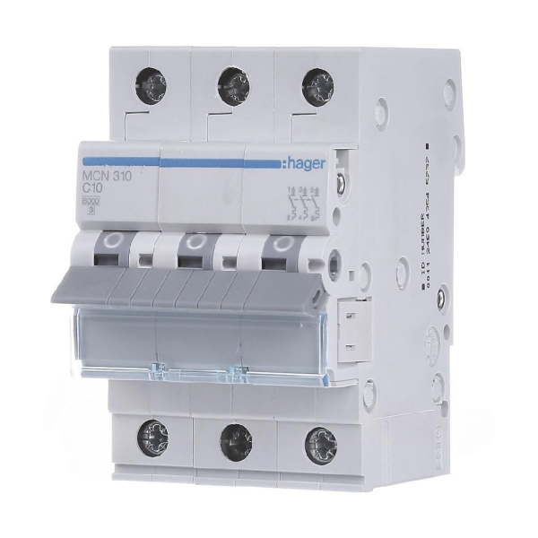 MCN325 Автоматический выключатель MC325A 3Р 25А 6kA C Hager