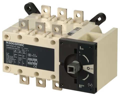 41AC3016 Переключатель нагрузки SIRCOVER 3x160А (I-0-II) Socomec