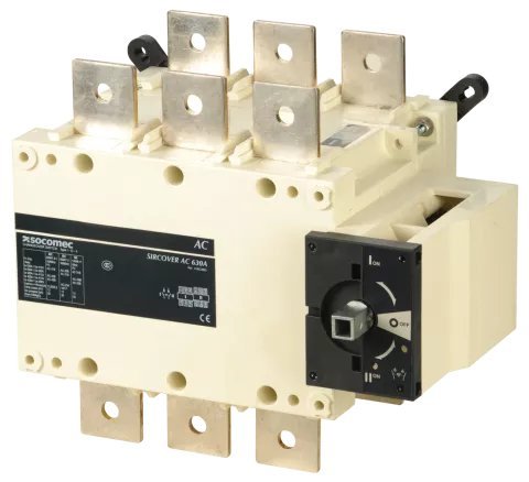 41AC3063 Переключатель нагрузки SIRCOVER 3x630А (I-0-II) Socomec
