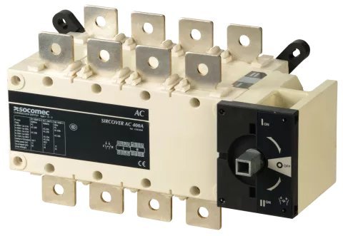41AC4063 Переключатель нагрузки SIRCOVER 4X630А (I-0-II) Socomec
