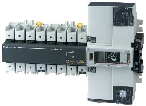 93234006 Переключатель нагрузки ATyS d M 4P 63А 230Vac +1AC RTSE Socomec