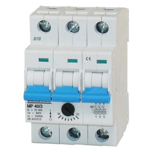 Автомат захисту двигуна АВЗД 3P 25-40А Schrack BE400313