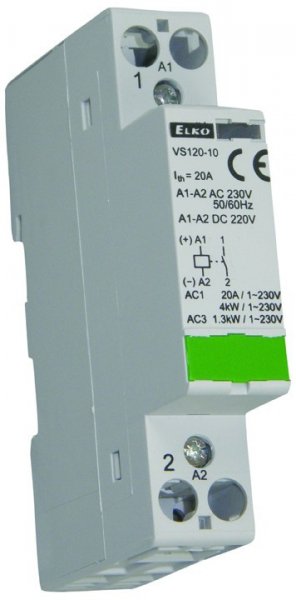 Модульный контактор VS120-01/24V AC/DC 24V ELKOep