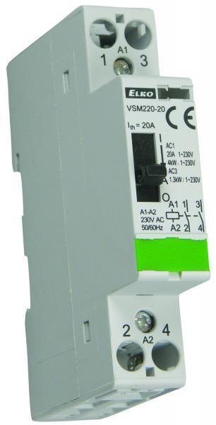 Модульный контактор VSM220-11/24V AC 24V с ручным управлением ELKOep