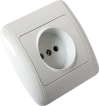 Розетка e.install.stand.813 без з/к з рамкою s035027 E.NEXT
