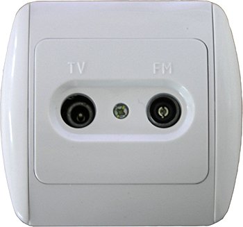 Розетка e.install.stand.815TM TV+радіо з рамкою s035031 E.NEXT