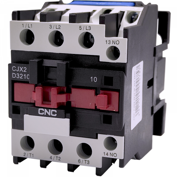 Пускатель электромагнитный CJX2-3210, 32A, АС3, катушка 36В, 1NO, 15кВт, CNC