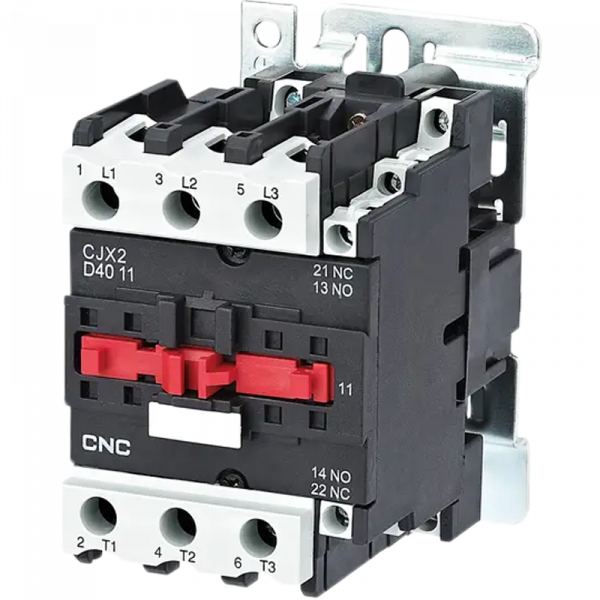 Пускатель электромагнитный CJX2-4011, 40A, АС3, катушка 36В, NO+NC, 18,5кВт, CNC