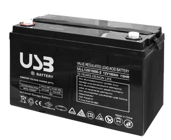 Акумуляторна батарея 12V 100Ah, AGM ULL121000-2 E.NEXT