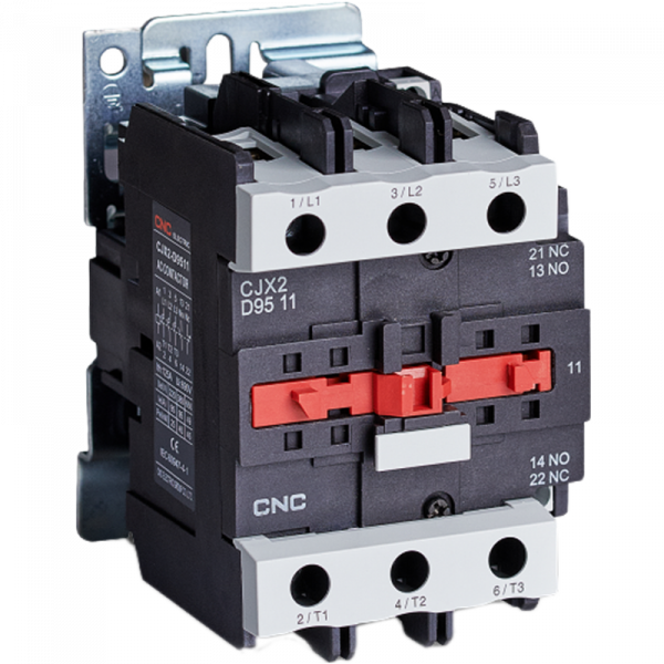 Пускач електромагнітний CJX2-9511, 95A, АС3, котушка 24В, NO+NC, 45кВт, CNC