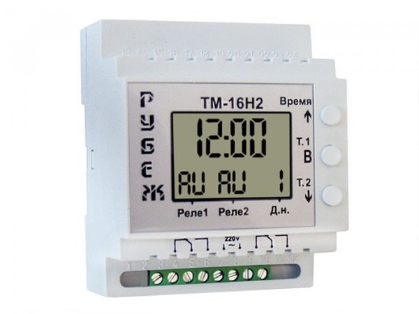 Таймер ТМ-16Н2, 2х16А, РУБІЖ