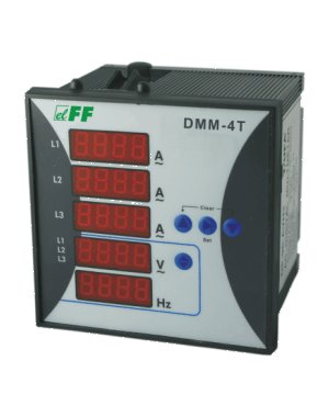 Аналізатор параметрів електромережі DMM-4T щитової F&F