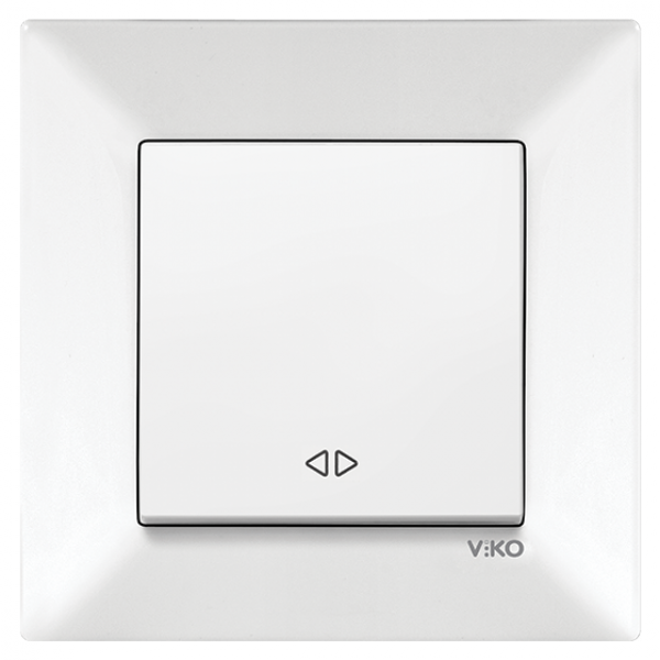 Перемикач перехресний VIKO Meridian Білий (90970031-WH)