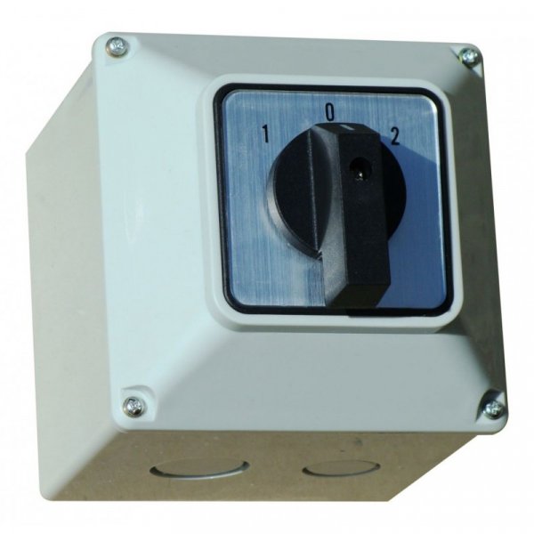 Перемикач кулачковий ПКП в захисному корпусі IP65, 3Р, 63А, 1-0-2, 380В, Electro