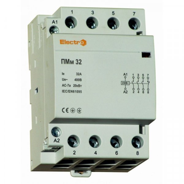 Пускач модульний ПМм 4P 40A 4NC 400В Electro