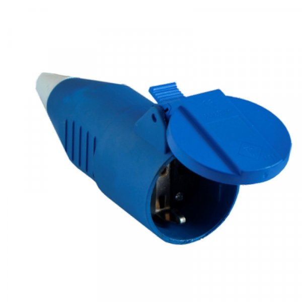 Розетка силова переносна РС-212 2P+PE 16А 220В IP44 Electro