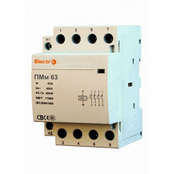 Пускатель модульный ПМм 4P 32A 4NO 380В Electro