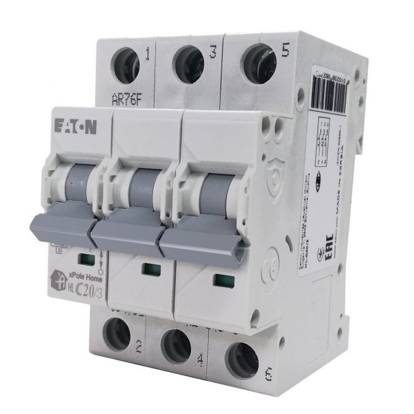 Автоматический выключатель HL-C20/3 20А 3P 4,5kA Eaton 194792