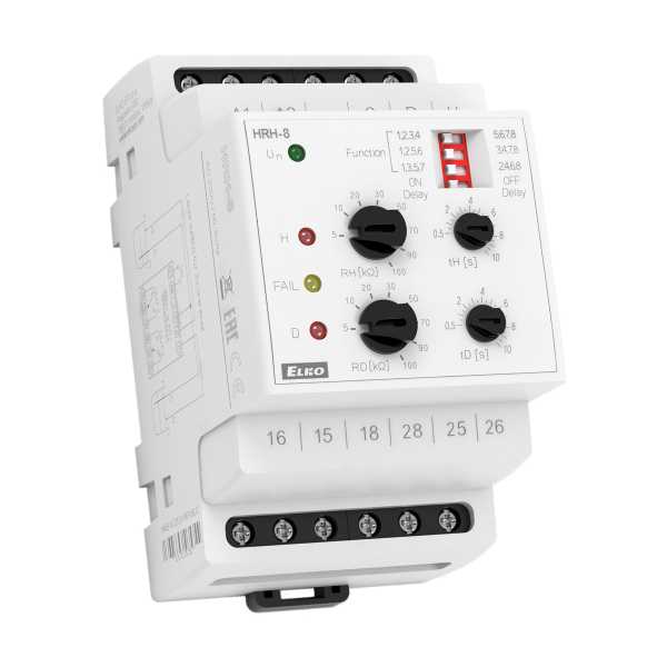 Реле контролю рівня рідини HRH-8/230V AC 230V ELKOep