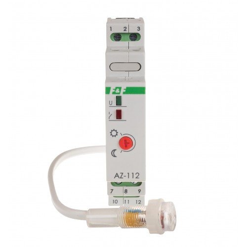 Сутінкове Реле AZ-112-24V 21÷27 В AC/DC 16А ІР20 з герметичним зондом (АС-112гз) F&F
