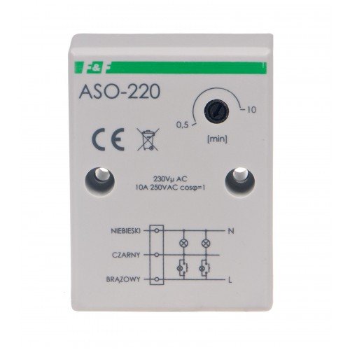 Реле сходове ASO-220 230B AC від 0,5 до 10 хв F&F