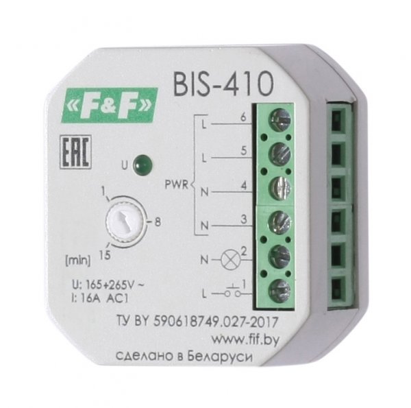 Імпульсне Реле BIS-410 10A 165÷265 AC F&F