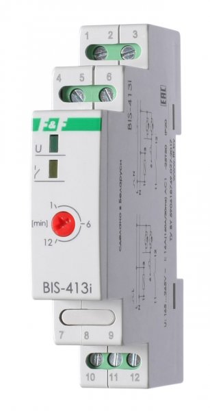 Імпульсне реле BIS-413-LED 16A (160 A/20 мс) 165÷265 AC F&F