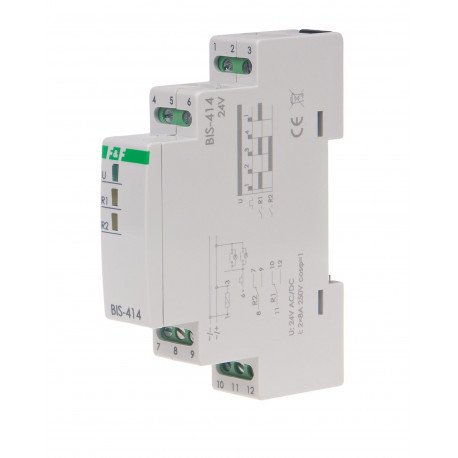 Імпульсне Реле BIS-414-24V 16А 9÷30 В AC/DC F&F
