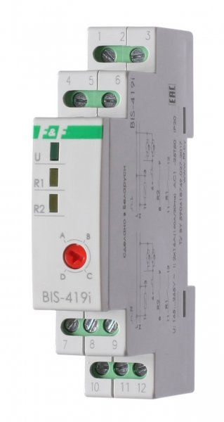 Імпульсне Реле BIS-419-LED-24V 16А 9÷30 В AC/DC F&F
