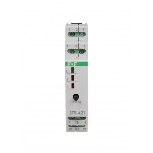 Реле управления роллетами STR-421 напряжение 230V AC двухкнопочное F&F