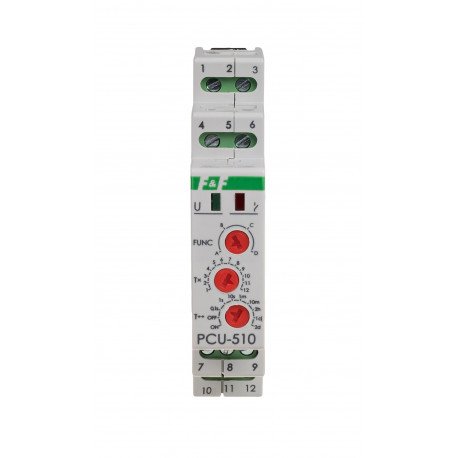 Реле времени PCU-510DUO 2×8A 195÷253В AC / 21÷27В AC/DC F&F