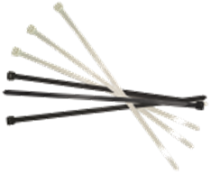 Кабельний Хомут нейлоновий білий, 3,5x300, CNC