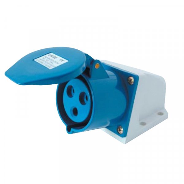 Розетка силова стаціонарна РС-113 2P+PE 16А 220В IP44 Electro