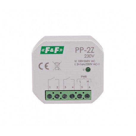 Електромагнітне реле PP-2Z на вибір 24B/220B F&F