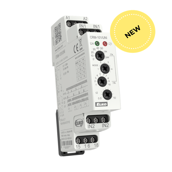 Энергосберегающее реле времени CRM-101/UNI AC/DC 12-240V ELKOep