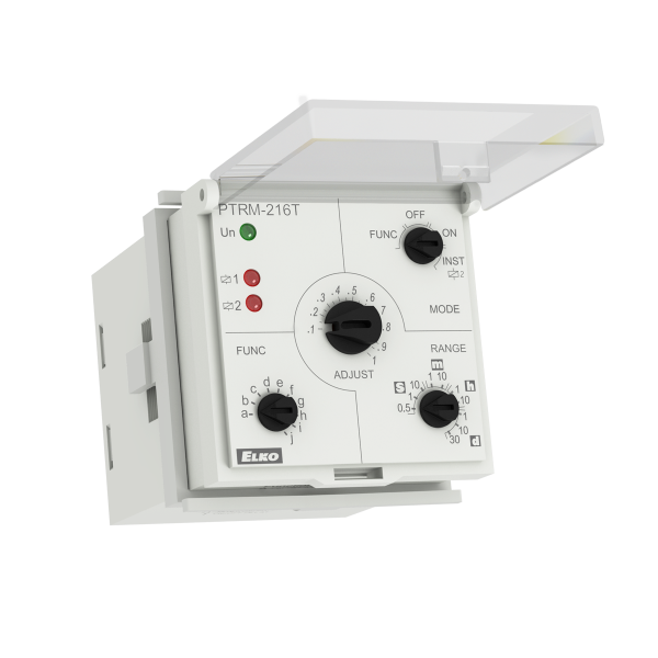 PTRM-216T/UNI Реле времени мультифункциональное – под цоколь AC/DC 12-240V 50мс-30дн. ELKOep
