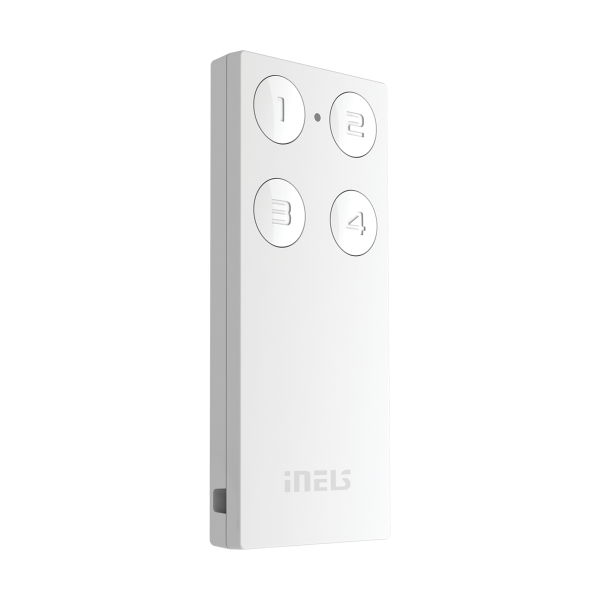 Управляющий брелок 4 кнопки RF Key 40/W белый батарейка 3V CR 2032 iNELS