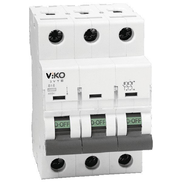 Автоматический выключатель 3P C 25A 4,5kA (4VTB-3C25) Viko