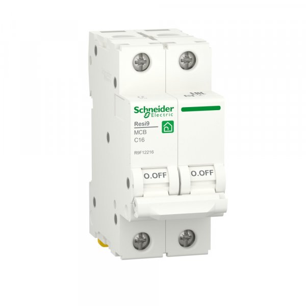 Автомат RESI9 2P 25А хар-ка С 6кА R9F12225 Schneider