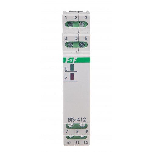 Імпульсне Реле групове BIS-412M-LED 220В 16A F&F F&F