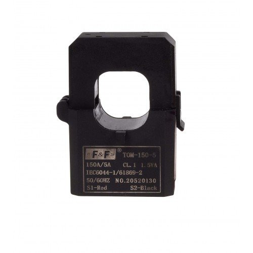 Трансформатор тока F&F TOM-150-5, 150/5, с разборным сердечником