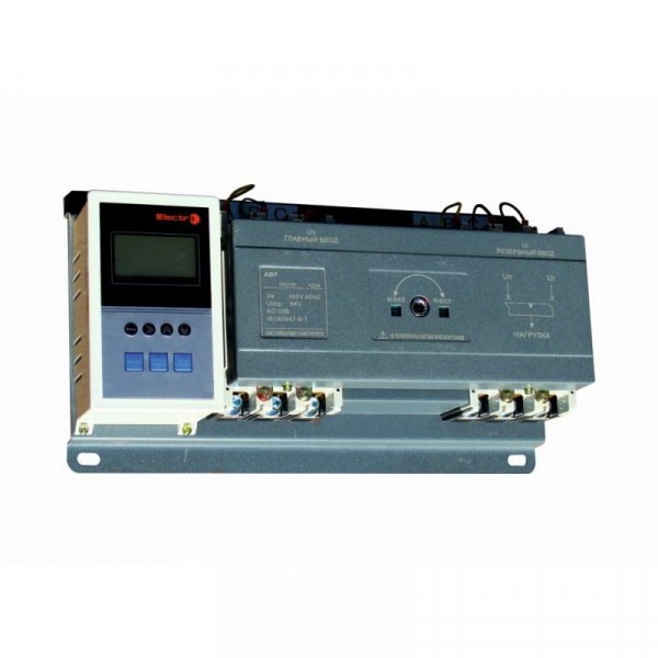 Автоматический ввод резерва ВА77-1-125, 2х3Р, 100А, Icu 35кА, Ics 22кА, 400В Electro