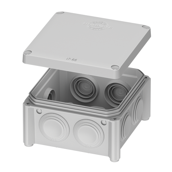 IB005 Розподільна коробка 85x85x40 IP55 PLK6505650 Plank Electrotechnic