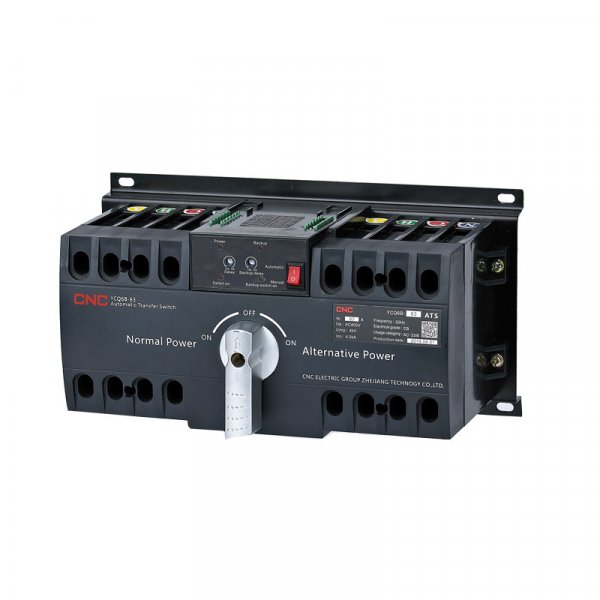 Автоматический ввод резерва YCQ6B-63, 50А, 3Р, 380В, 6кА, CNC