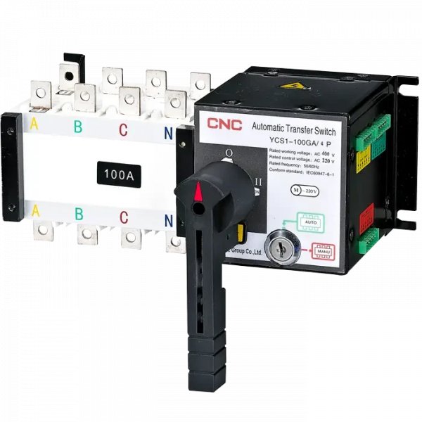 Устройство автоматического ввода резерва YCS1-630А, 4P, 415V, CNC