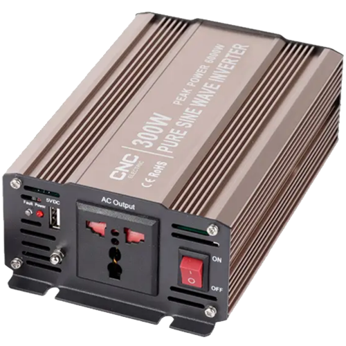 Інвертор YCP-1200, 1200Вт (пік - 2400Вт), In: 11-15В, 22-30В DC - Out: 220-230В AC, чиста синусоіда, CNC