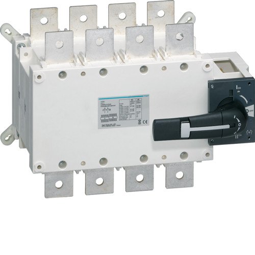 Переключатель корпусной трехпозиционный HI458 I-0-II 4p 630А Hager